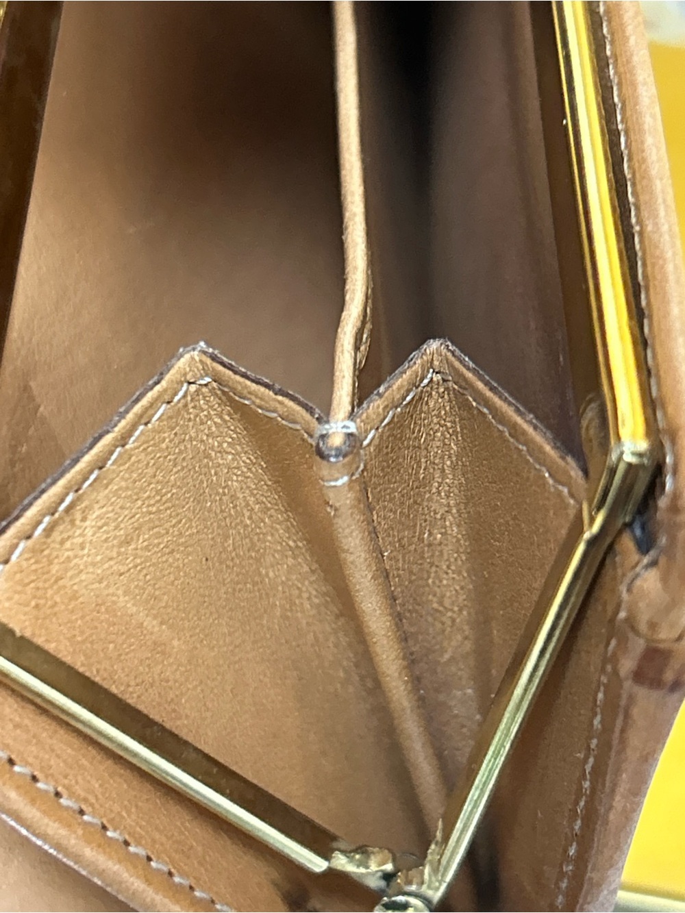 Celine Brown and Beige Triomphe Canvas Continental Wallet - Picture 11 of 16